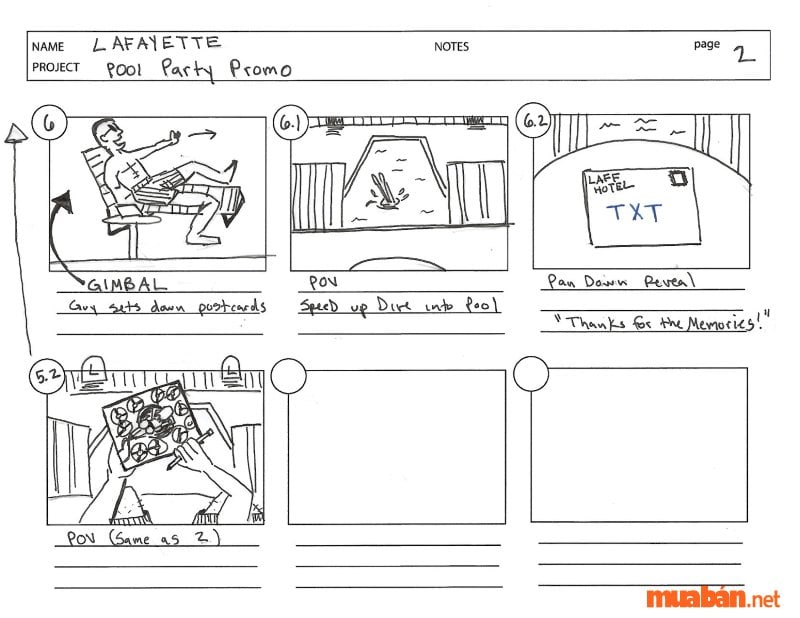 Storyboard là gì? Thêm chú thích giúp tăng tính dễ hiểu