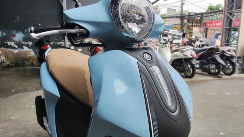 Đầu xe Yamaha Janus 2023 được thiết kế tối giản