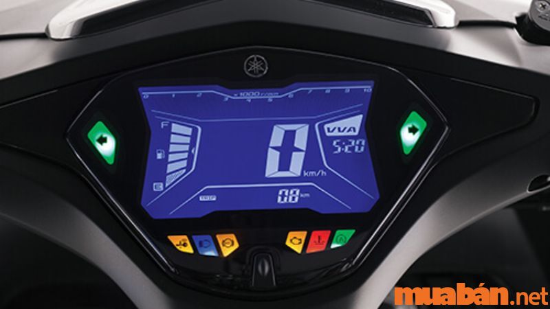 Yamaha NVX 2023 - Mặt đồng hồ kỹ thuật số