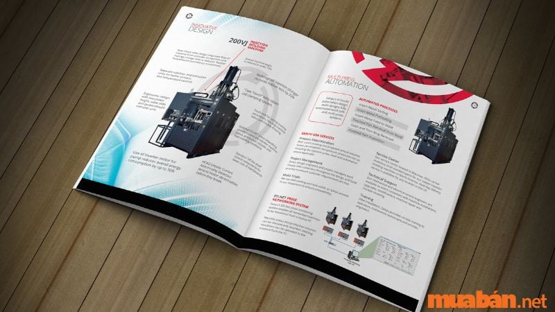 Catalog/brochure giới thiệu thông tin sản phẩm