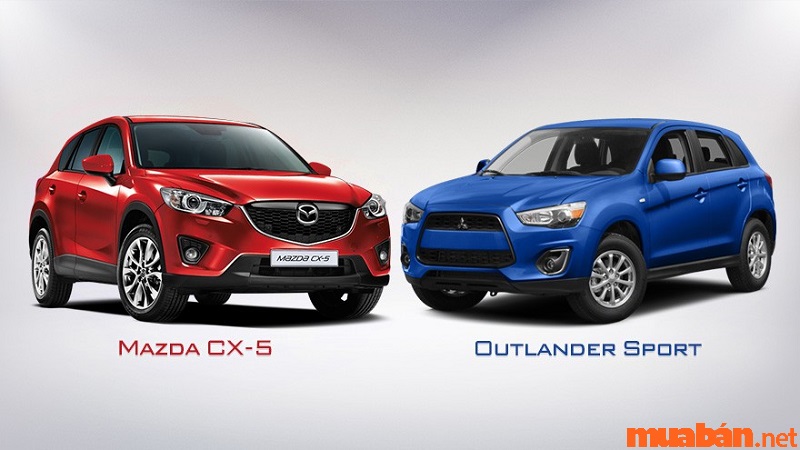So sánh Mazda CX-5 với Mitsubishi Outlander
