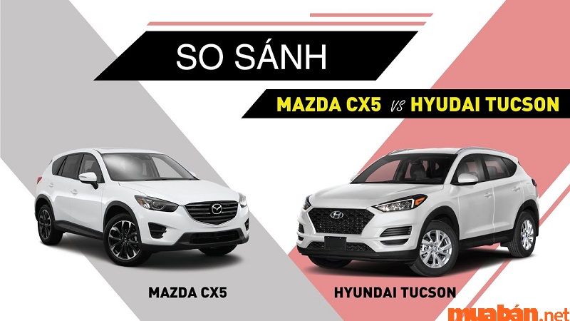 So sánh Mazda CX-5 với Hyundai Tucson