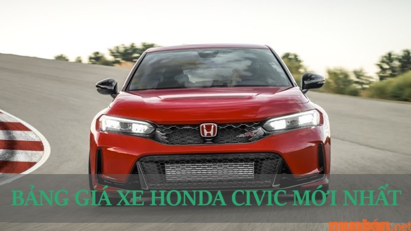 Cập nhật giá xe Honda Civic 2023
