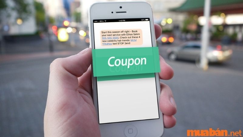 Gửi mã khuyến mãi và coupon - SMS Marketing là gì