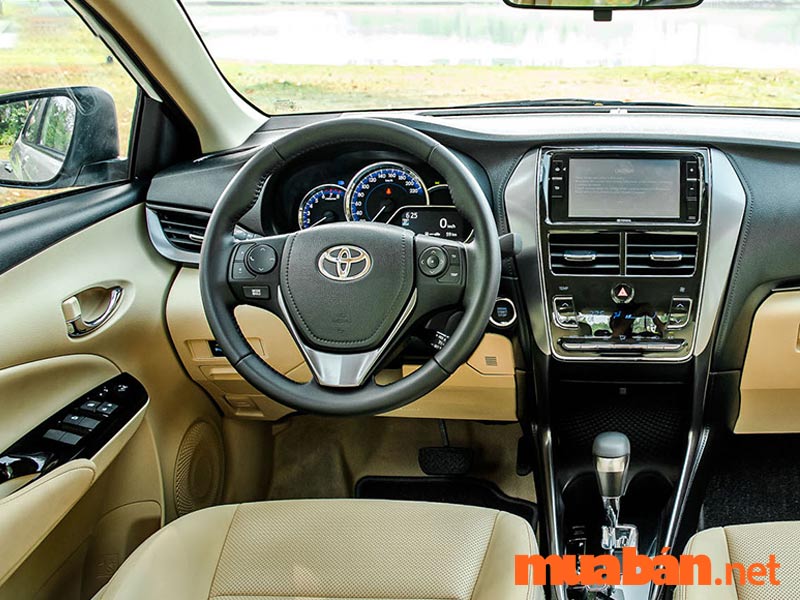 Vị trí lái của Toyota Vios 2023 sẽ mang lại cảm giác thoái mái cho người dùng