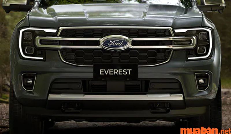 Đánh giá xe Ford Everest về phần đầu xe