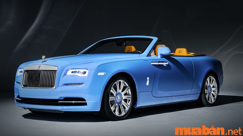 Rolls Royce Dawn màu xanh dương