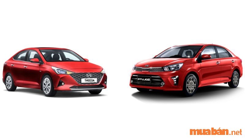 So sánh Kia Soluto vs Hyundai Accent