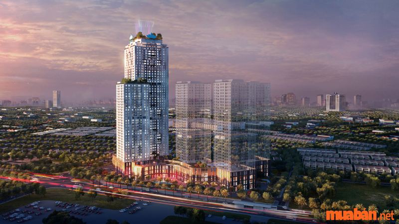 Tòa nhà cao nhất Việt Nam - View toàn cảnh tòa BID Residence Văn Khê 