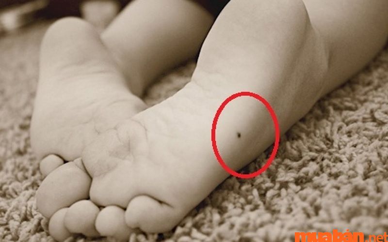 Nốt ruồi ở mép bàn chân biểu thị người luôn bận rộn với những vấn đề gia đình