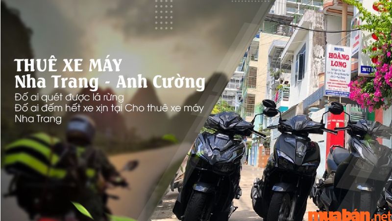 Thuê xe máy Nha Trang - Anh Cường