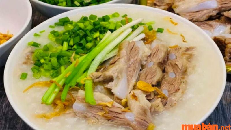 Quán ăn đêm Nha Trang - cháo Sườn Sụn Bình Dân