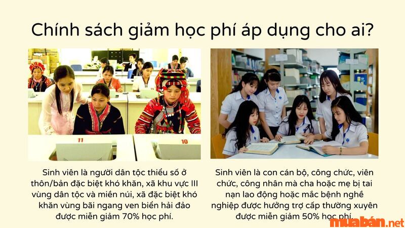 Chính sách giảm học phí