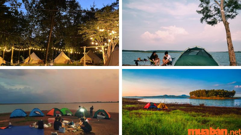 Địa điểm cắm trại gần Sài Gòn - Hồ Trị An 