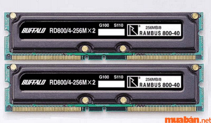 VRAM là gì - Rambus Dynamic RAM (RDRAM)