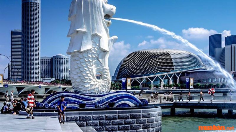 Kinh nghiệm du lịch Singapore - Công viên Merlion