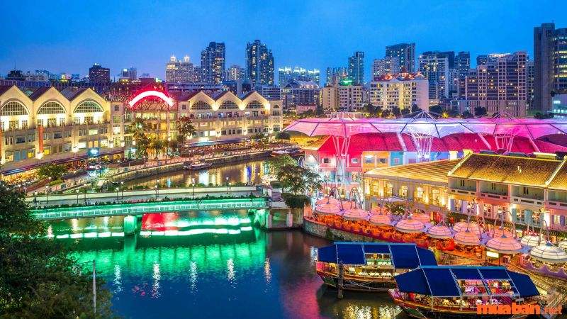 Kinh nghiệm du lịch Singapore - Clarke Quay