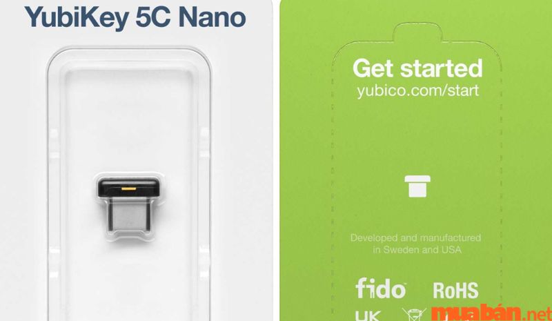 Yubikey là gì - Dòng Yubikey 5C Nano