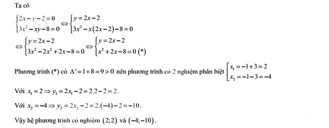 Đáp án đề thi tuyển sinh lớp 10 môn toán Nam Định năm 2022 (câu 3)