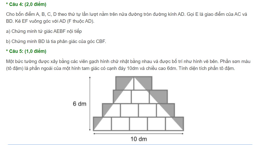 Đề thi tuyển sinh lớp 10 môn Toán An Giang 2021 (trang 2)