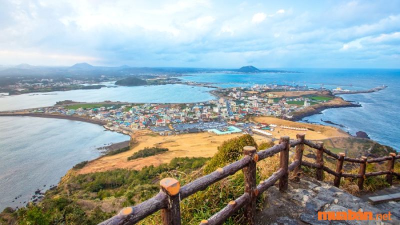Kinh nghiệm du lịch Hàn Quốc không thể thiếu địa điểm bãi biển Jungmun là khu du lịch trên đảo Jeju nổi tiếng.