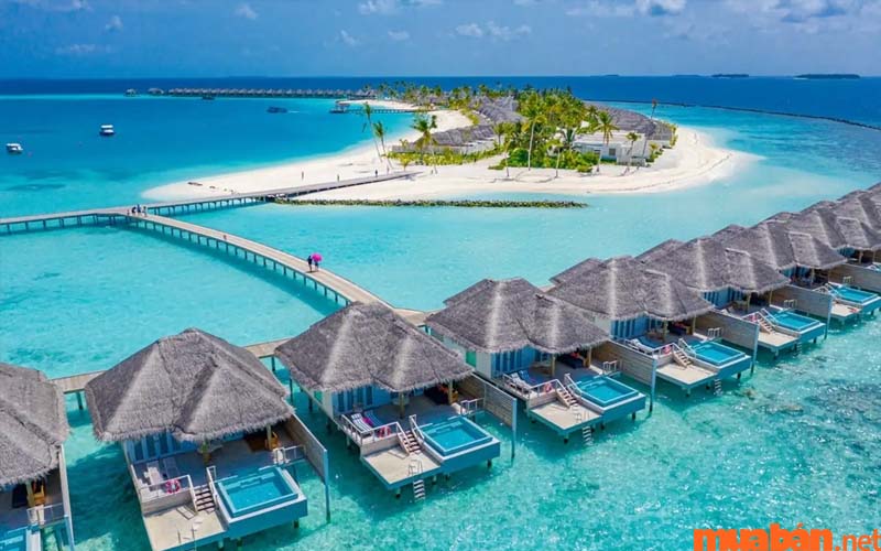 Maldives là trong những bãi biển đẹp nhất thế giới nằm ở khu vực Nam Á