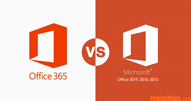Sự khác biệt giữa phiên bản Office 365 với các phiên bản còn lại
