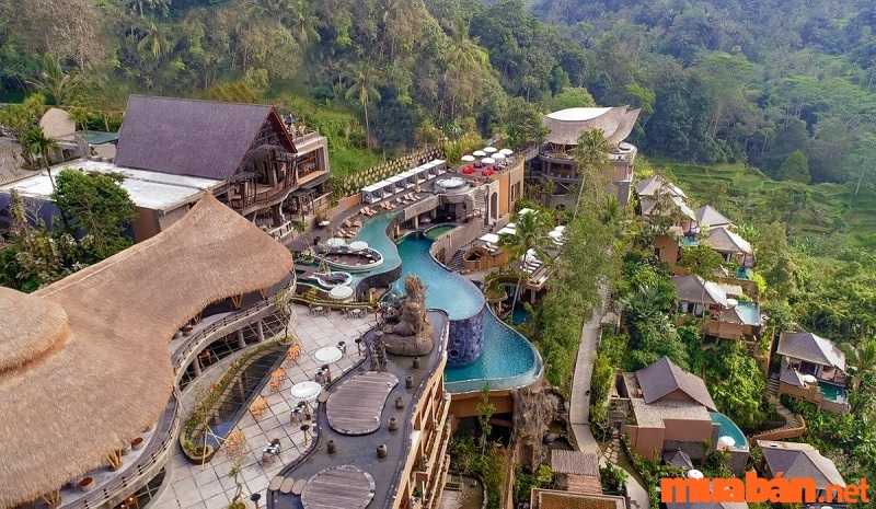 Ở Bali có rất nhiều loại hình lưu trú khác nhau như khách sạn, resort