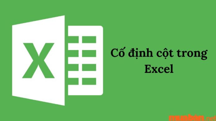 Cách cố định cột trong Excel