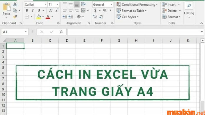 Cách in Excel