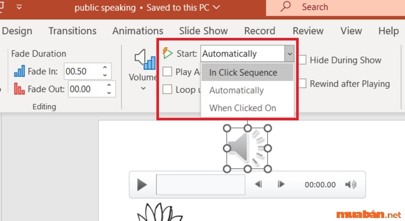 Cách chèn nhạc vào PowerPoint