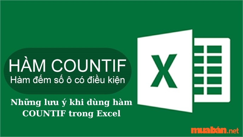 Cách dùng hàm countif