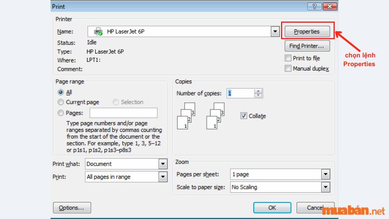 Hướng dẫn in 2 mặt trong Word 2007 cho máy in 2 mặt tự động - bước 2