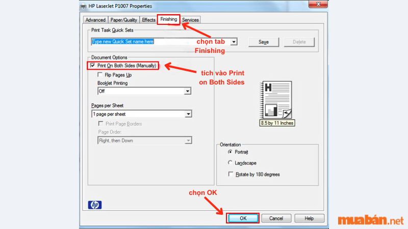 Hướng dẫn in 2 mặt trong Word 2007 cho máy in 2 mặt tự động - bước 3