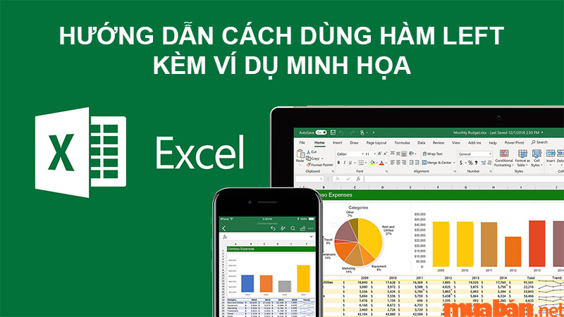 Cách dùng hàm LEFT trong Excel đơn giản kèm ví dụ minh họa
