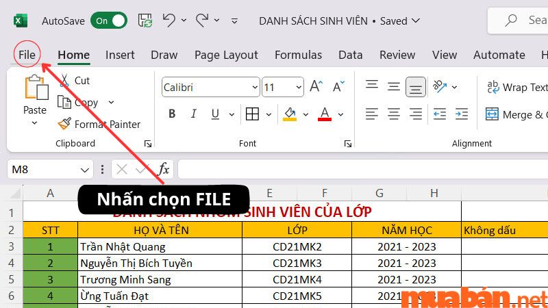 Cách bỏ dấu trong Excel