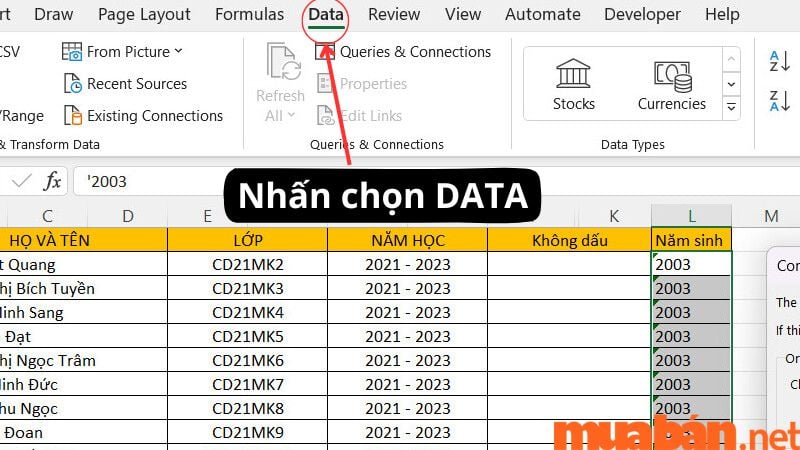 Cách bỏ dấu "phẩy" trong Excle bằng hàm