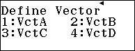 Nhấn phím 2 để chọn biến nhớ VctB để gắn vector