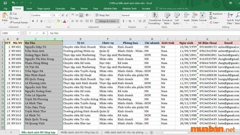 lưu ý khi thực hiện các cách gộp cột trong Excel