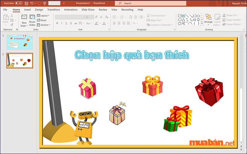 cách làm trò chơi trên powerpoint