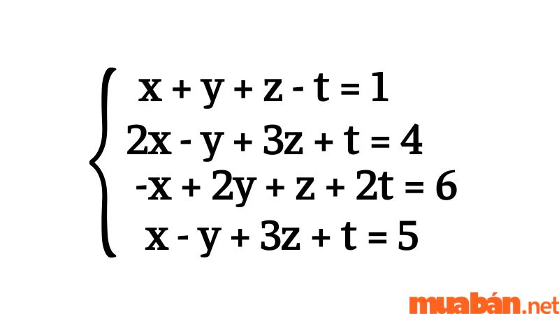 Cách bấm máy tính giải hệ phương trình bậc hai 4 ẩn số