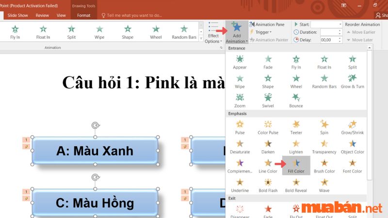 cách làm trò chơi trên powerpoint
