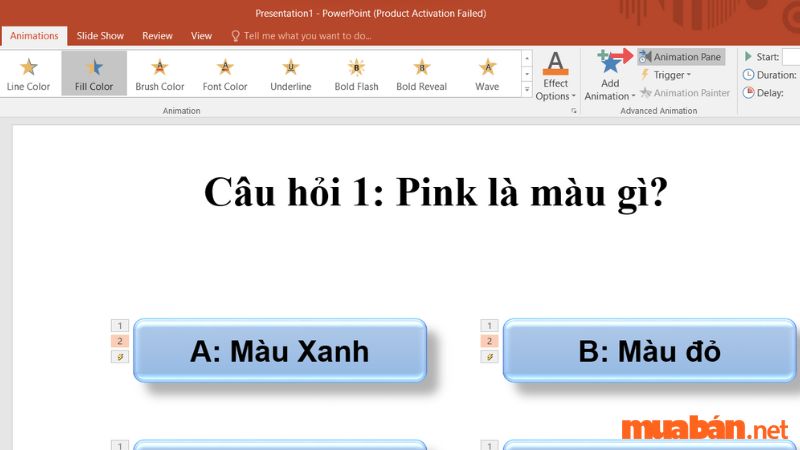 cách làm trò chơi trên powerpoint
