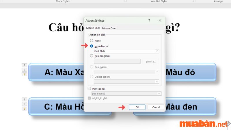 cách làm trò chơi trên powerpoint
