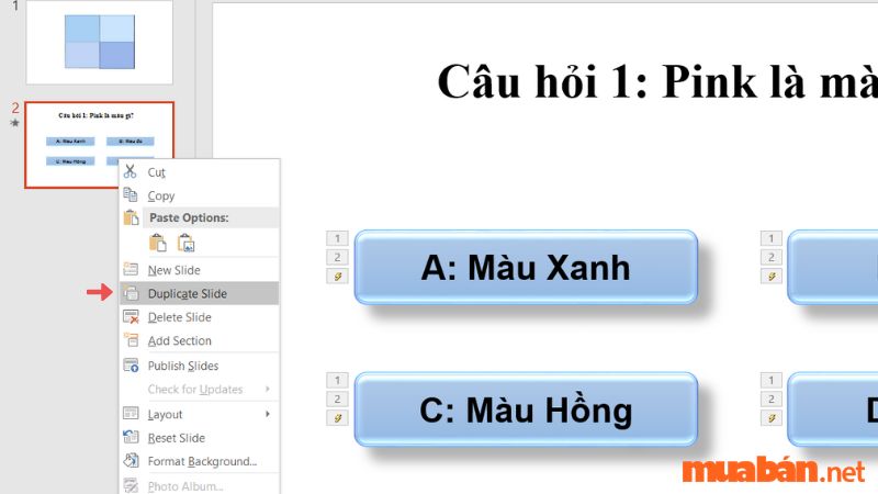 cách làm trò chơi trên powerpoint
