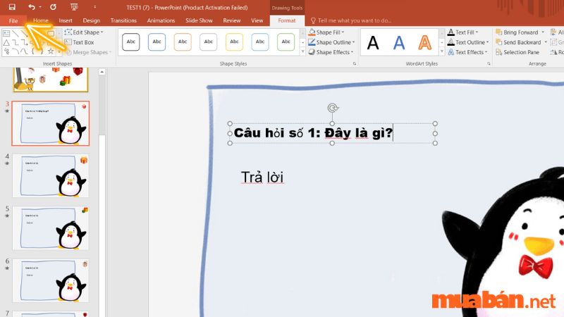 cách làm trò chơi trên powerpoint
