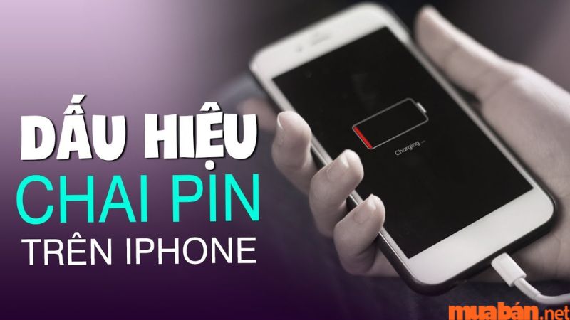 Dấu hiệu nhận biết pin iPhone bị chai