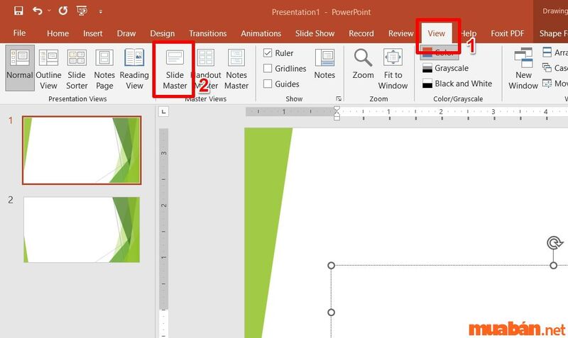 Cách tạo Slide Master cho Powerpoint