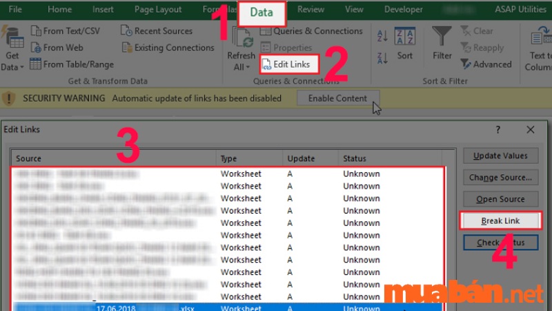 cách giảm dung lượng file excel