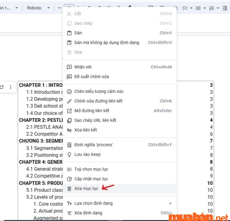 Chi tiết cách tạo mục lục trong Google Doc đơn giản, nhanh nhất